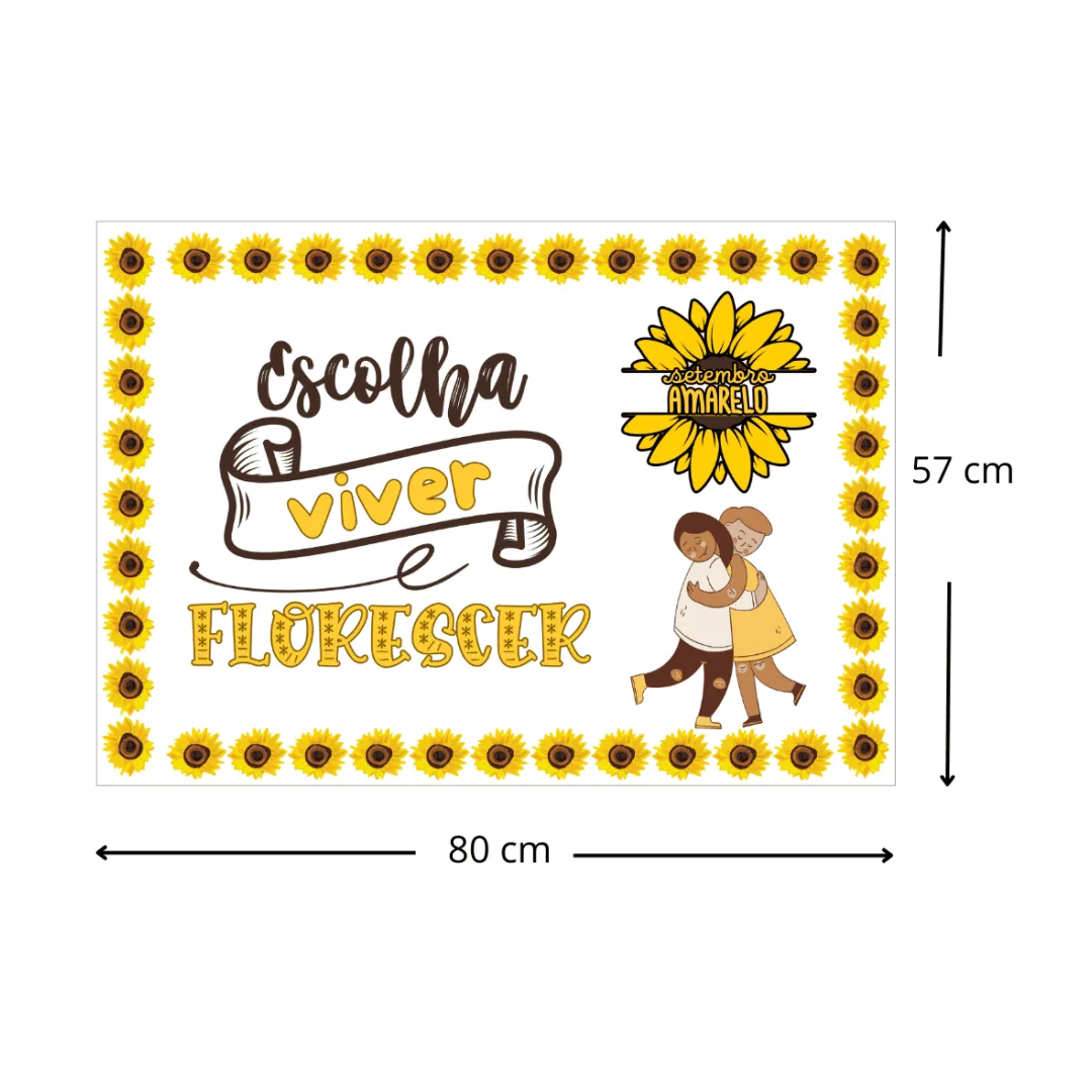 Painel Escolha Viver - Setembro Amarelo