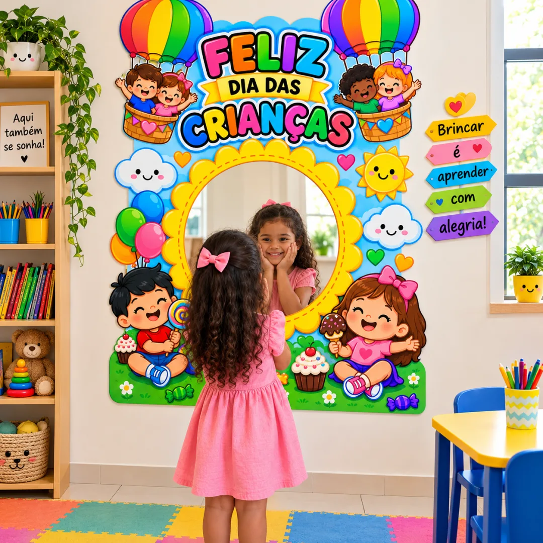 PAINEL ESPELHO – FELIZ DIA DAS CRIANÇAS