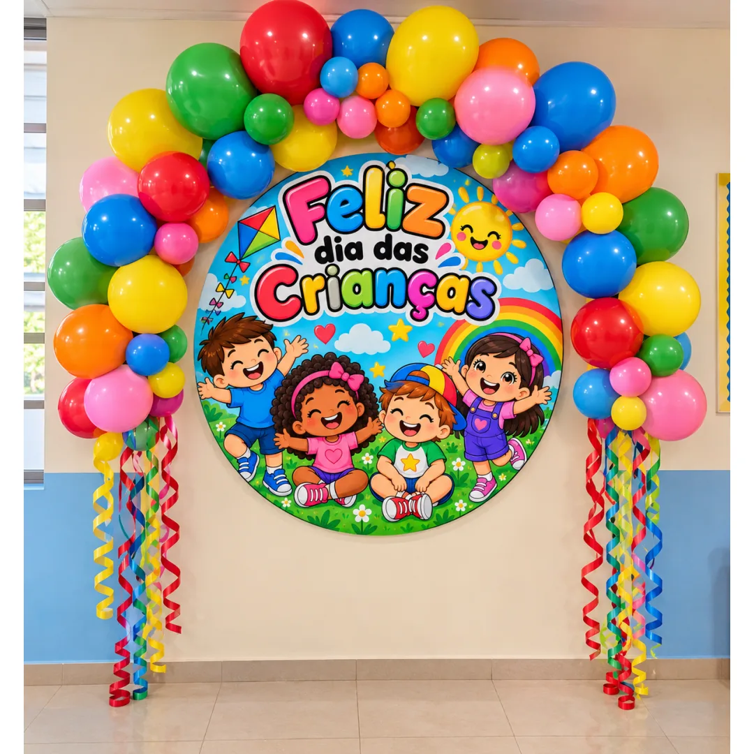 Painel Feliz Dia das Crianças - PDF 30 Páginas - Educação Infantil