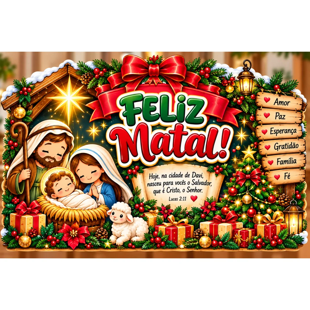 Painel Feliz Natal! Educação Infantil - 32 páginas PDF