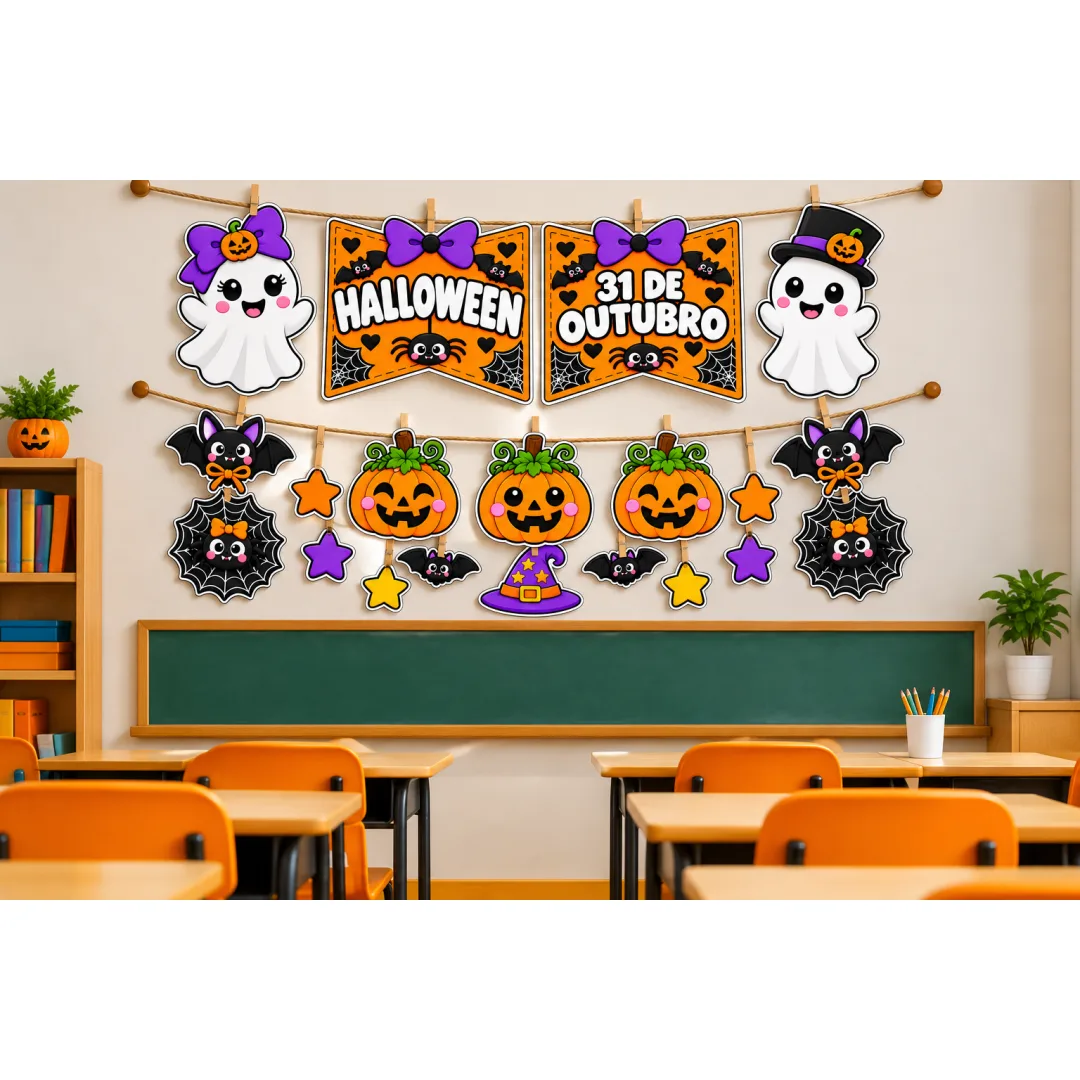 Painel Halloween - Educação Infantil 