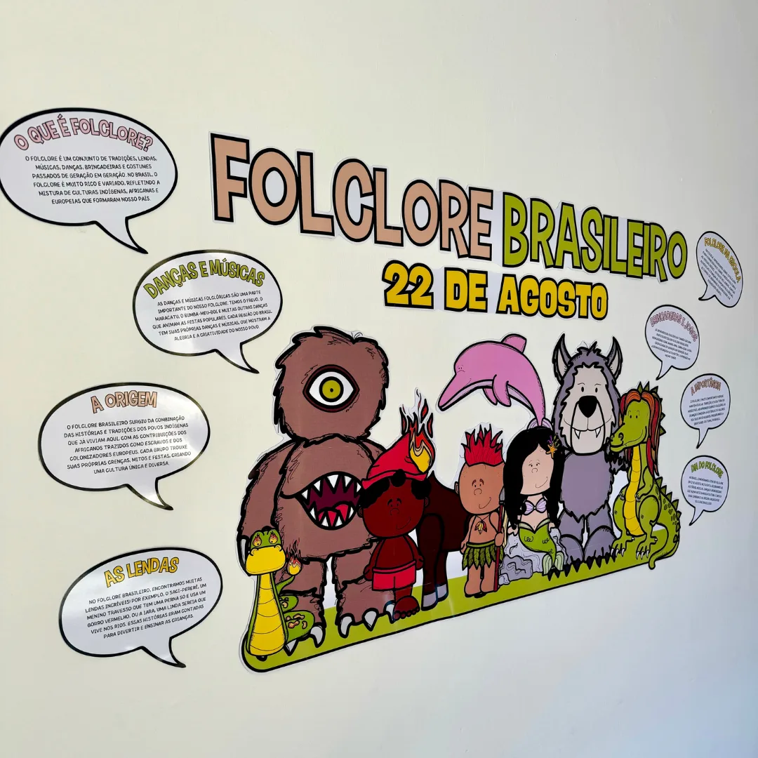Painel Informativo Folclore Brasileiro
