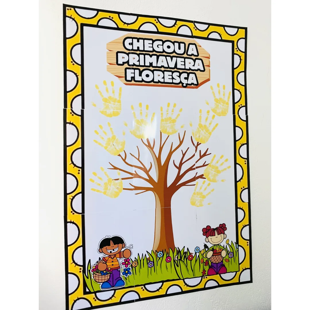 Painel Interativo de Primavera!* Vamos celebrar a chegada da primavera com o nosso painel! 9 páginas Pronto para impress