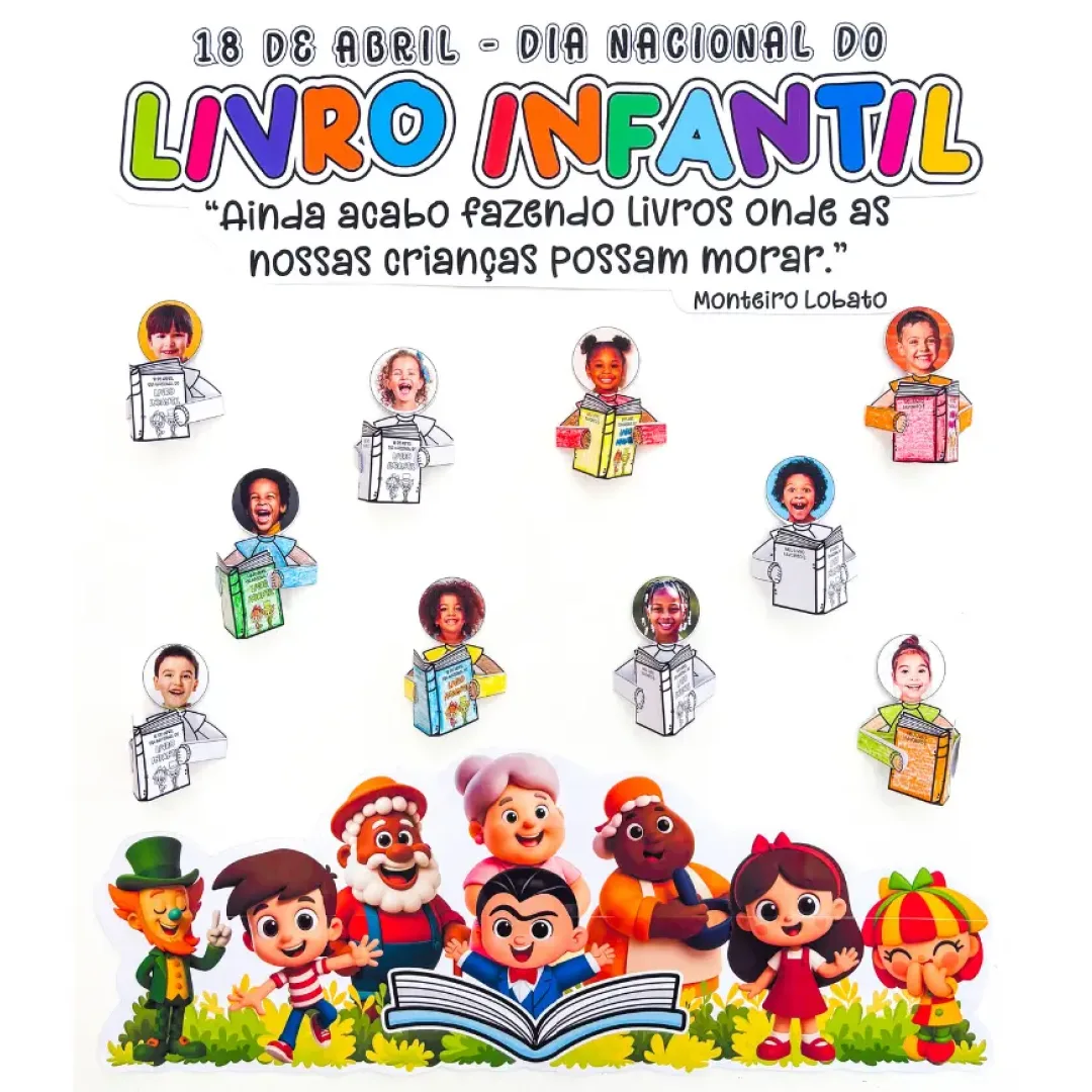 Painel Interativo Dia do Livro Infantil