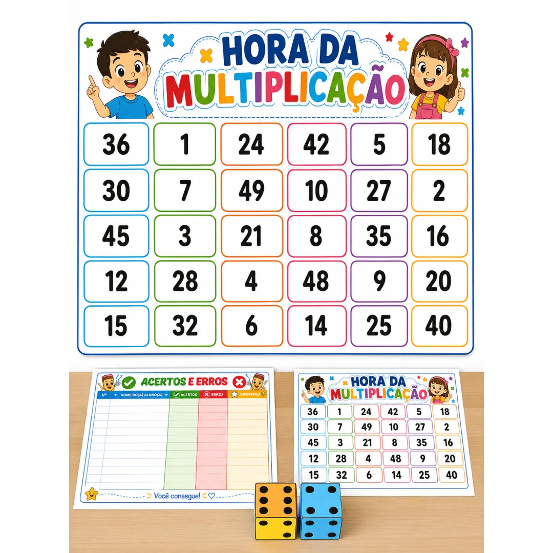 PAINEL INTERATIVO- HORA DA MULTIPLICAÇÃO