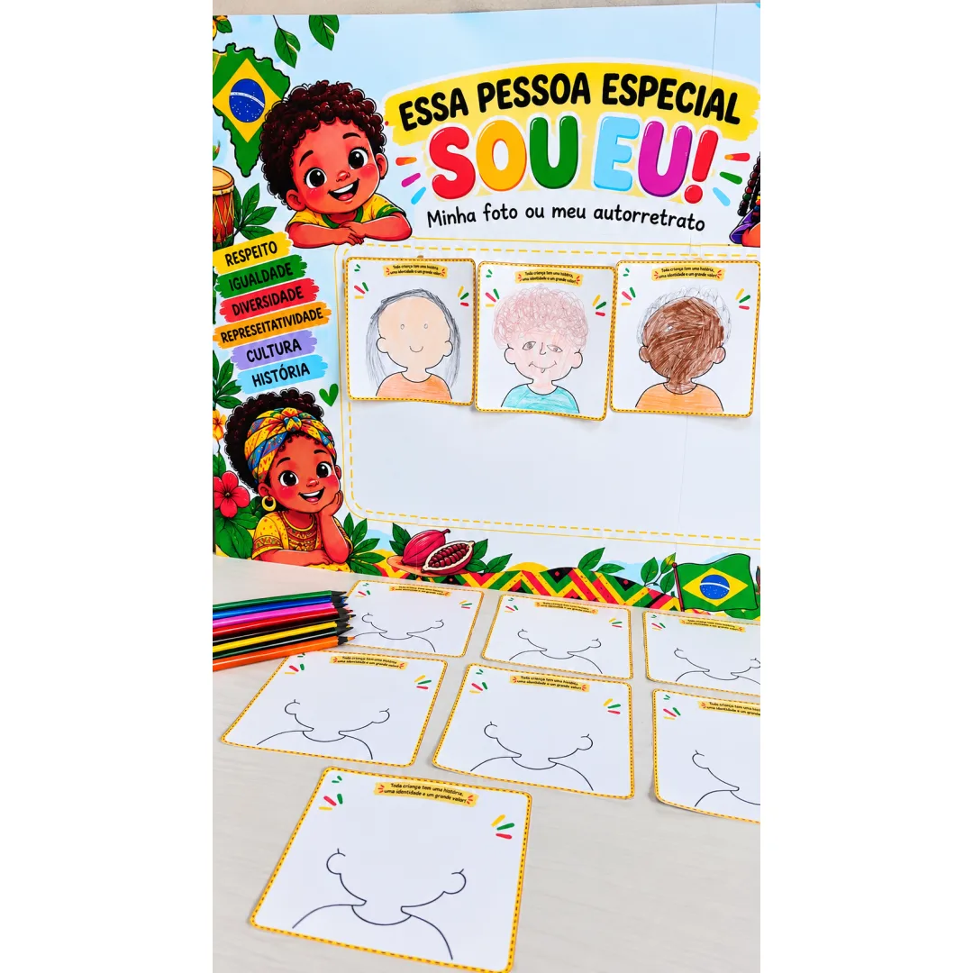 Painel Interativo Minha Identidade, Minha História Consciência Negra PDF
