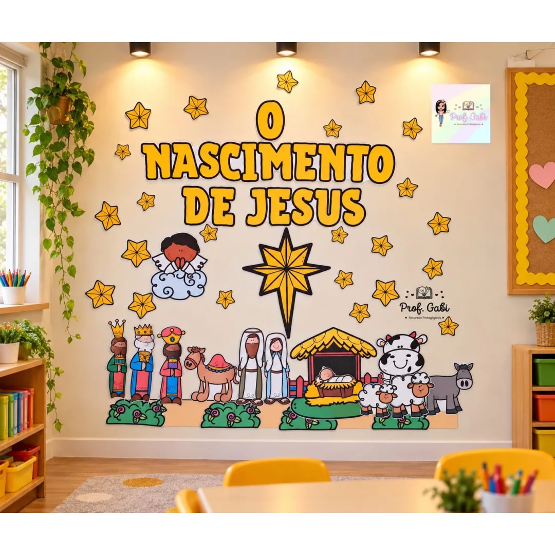 Painel Interativo o Nascimento de Jesus em Pdf