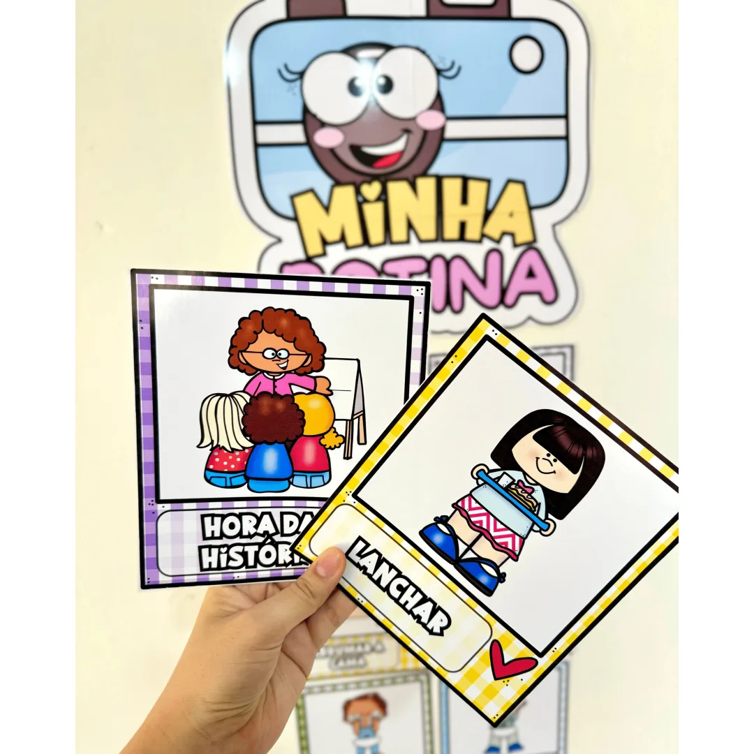 Painel Minha Rotina – Organização Visual para Crianças