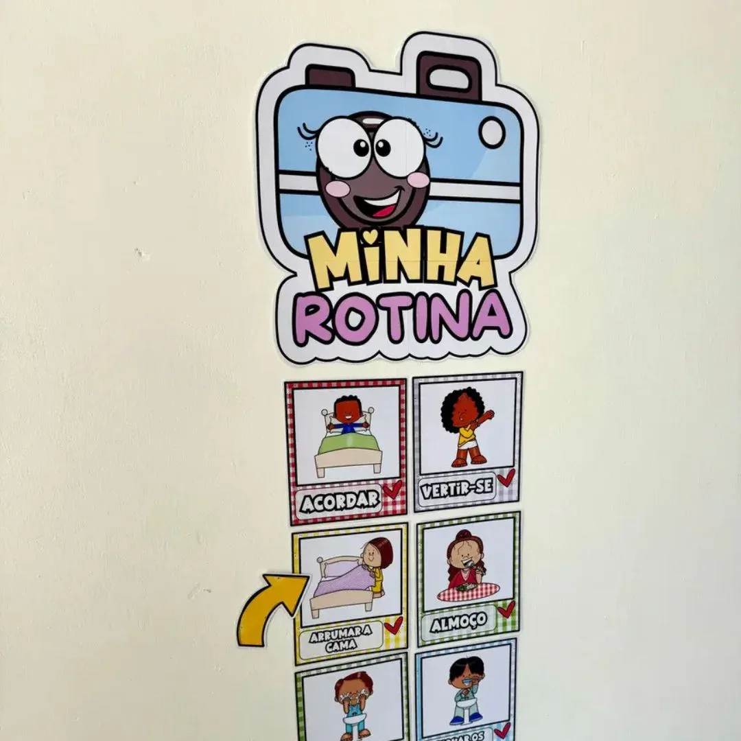 PAINEL MINHA ROTINA / ROTINA ESCOLAR PARA EDUCAÇÃO ESPECIAL