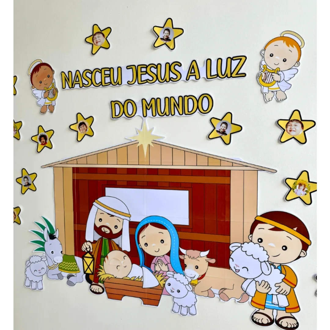 Painel Natal Cristão PDF Educação Infantil