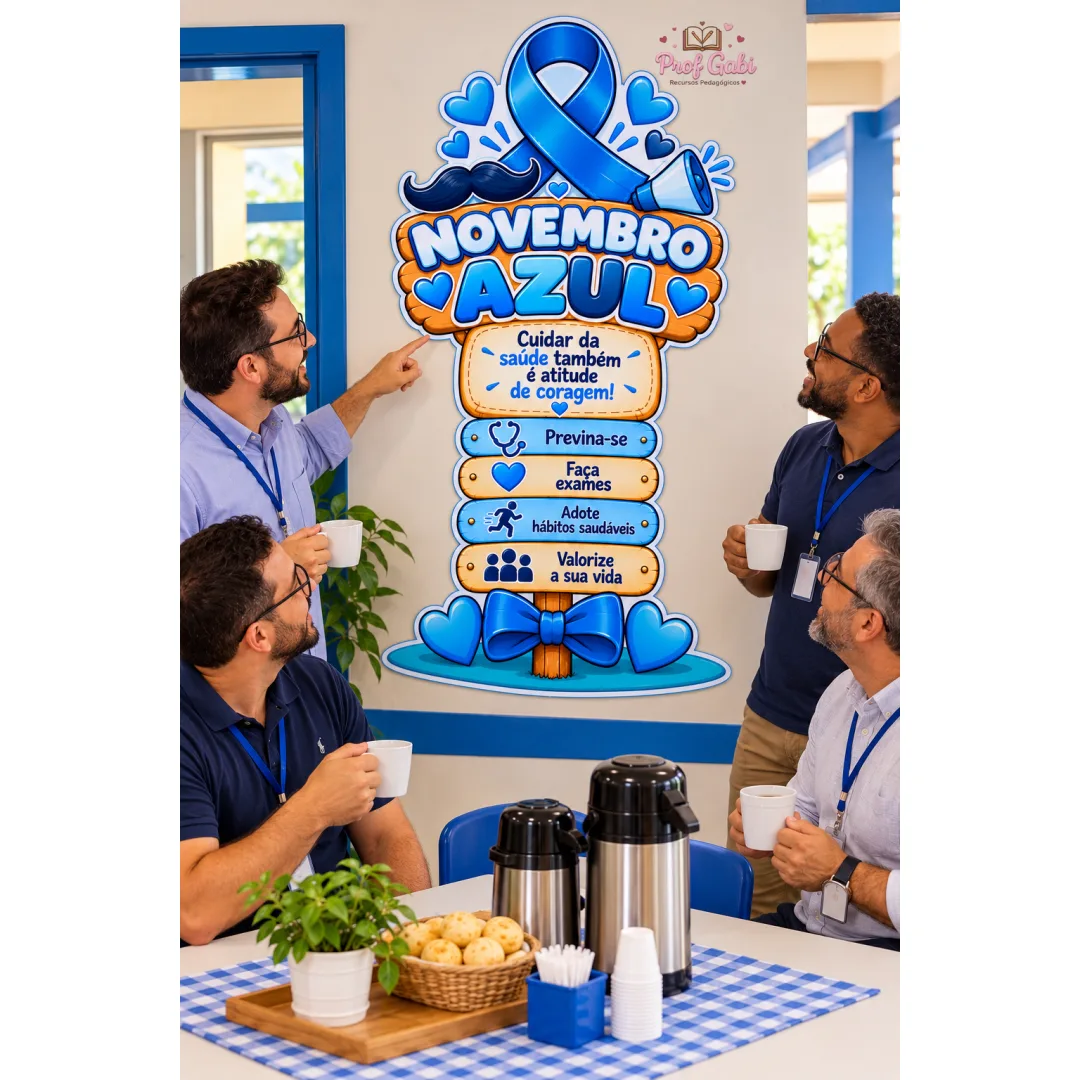 PAINEL NOVEMBRO AZUL – Cuidar da saúde também é atitude de coragem! 