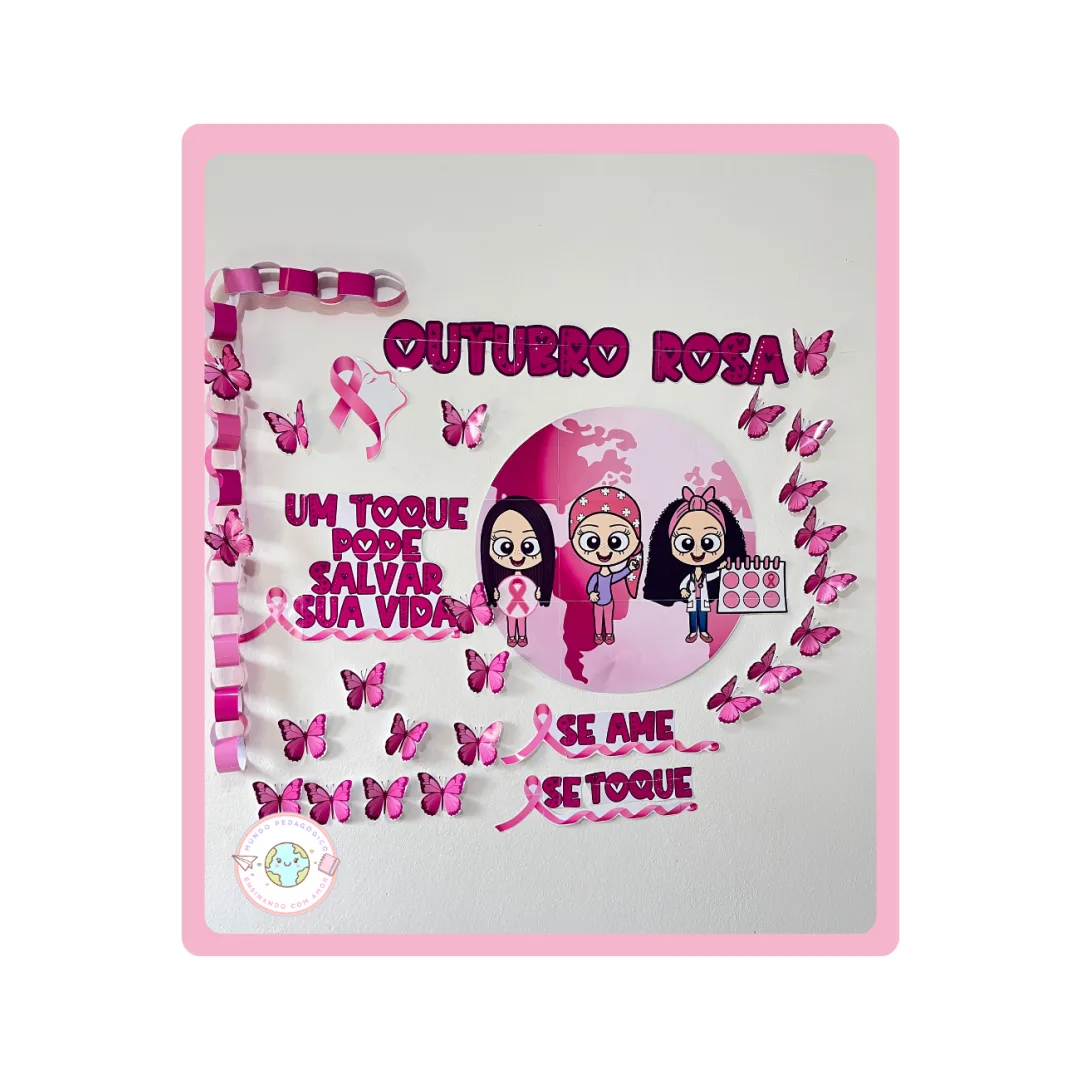 PAINEL OUTUBRO ROSA PARA IMPRIMIR