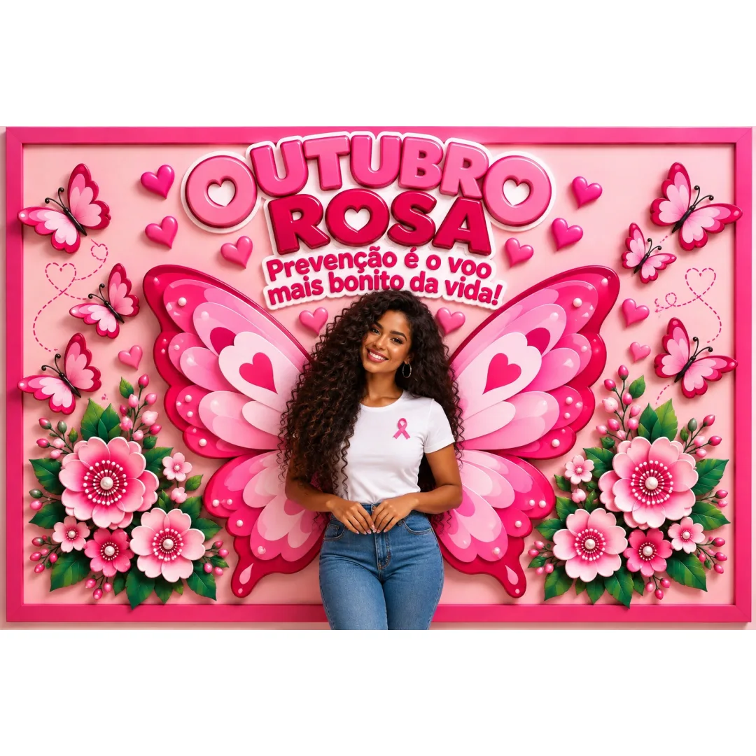Painel Outubro Rosa PDF Educação Infantil Páginas
