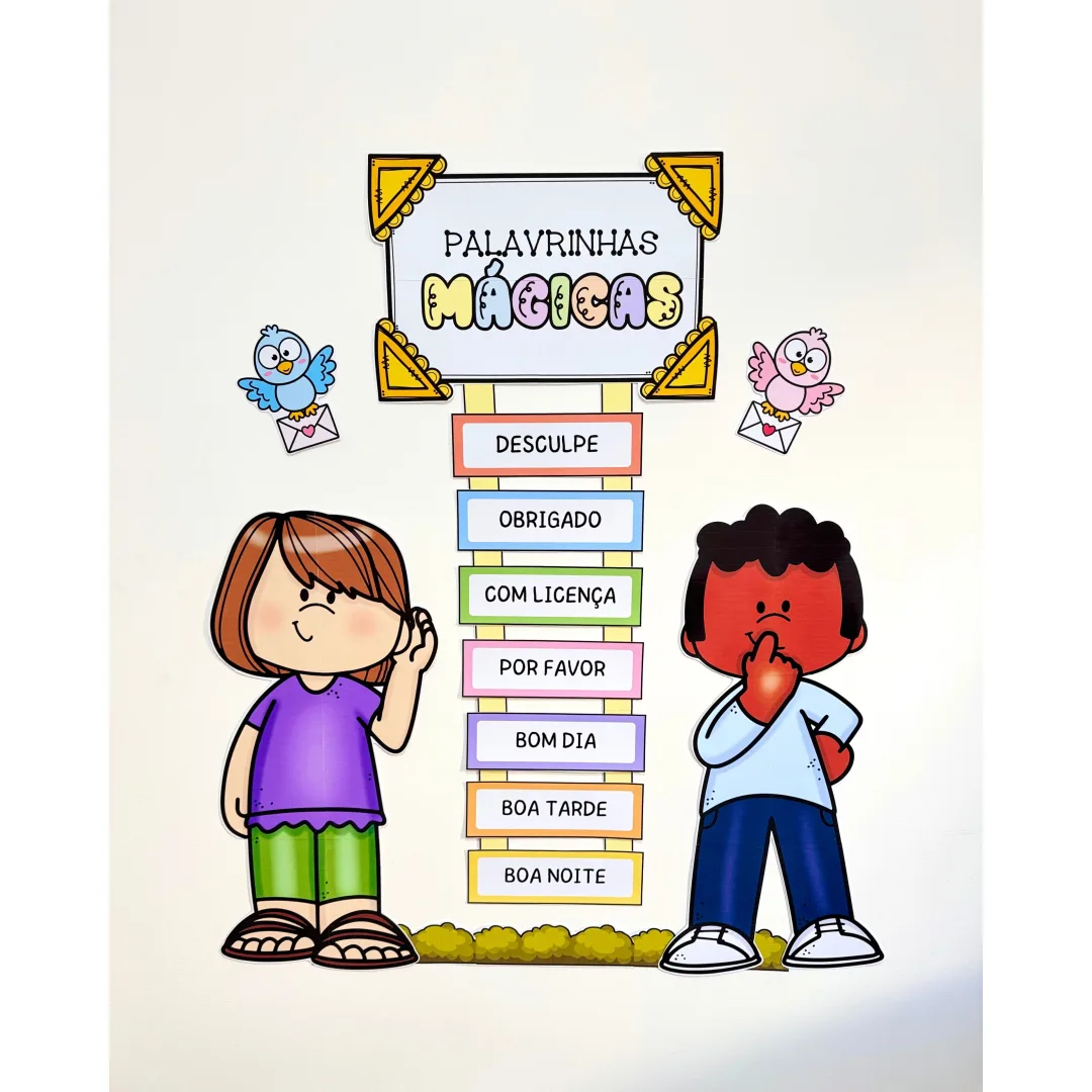 Painel Palavrinhas Mágicas para Educação Infantil e Anos Iniciais
