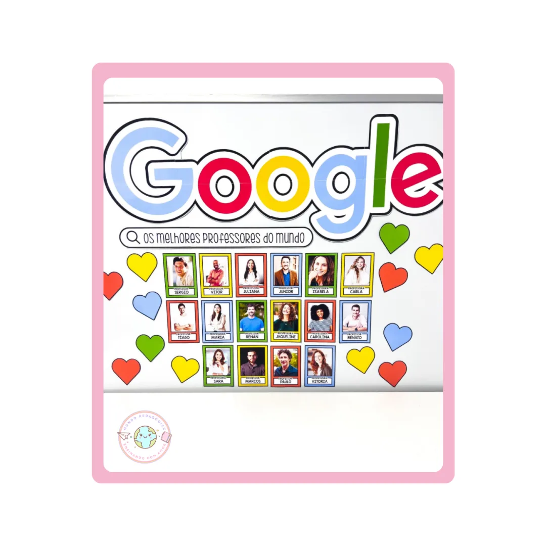PAINEL PARA O DIA DOS PROFESSORES - GOOGLE