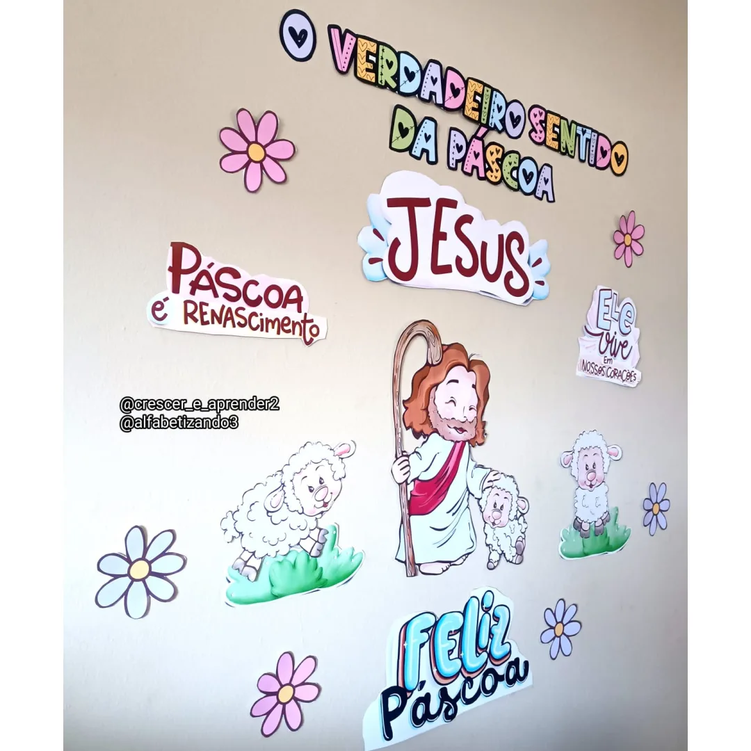 Painel Páscoa Religioso