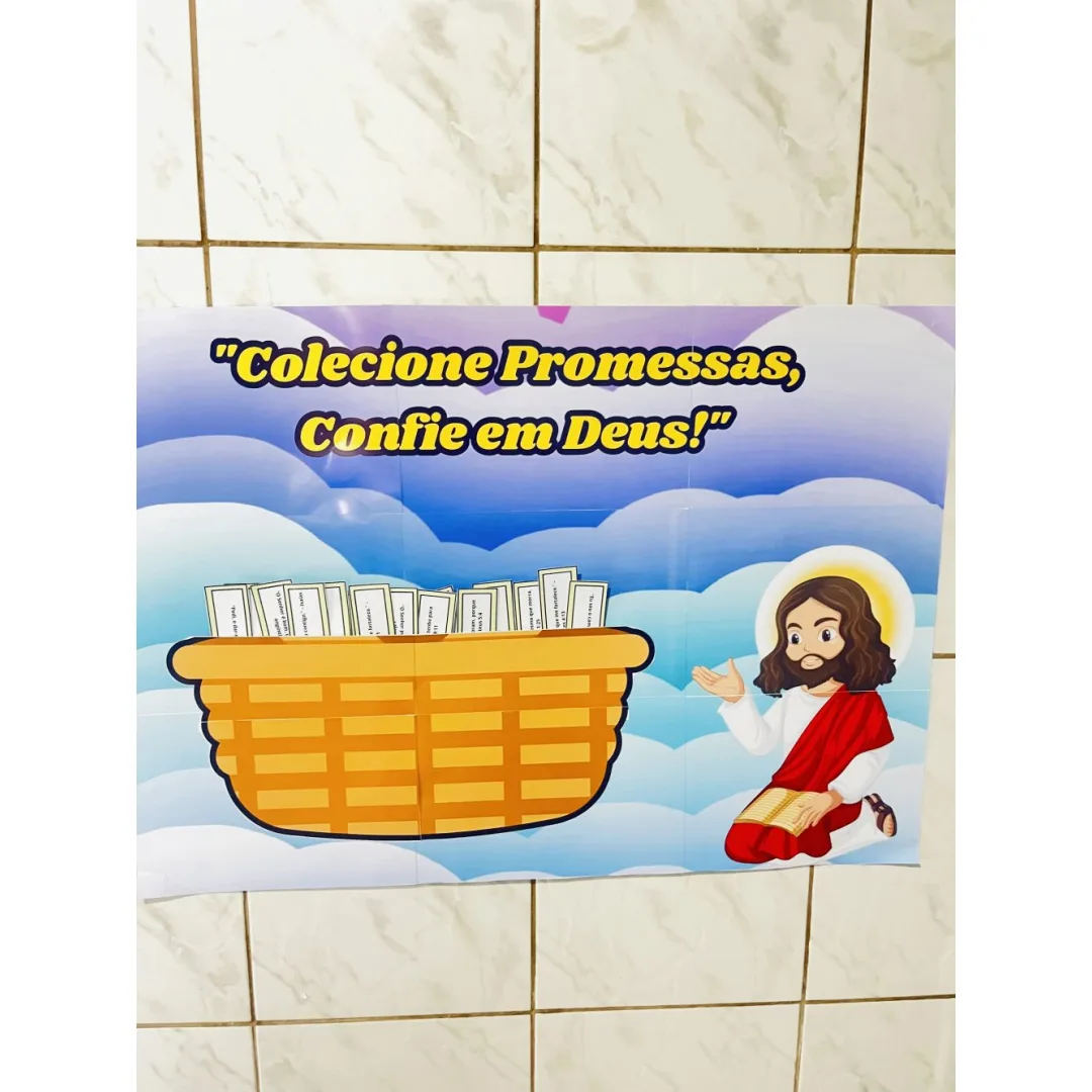 Painel Promessas de Deus para Mim — Pronto para Imprimir