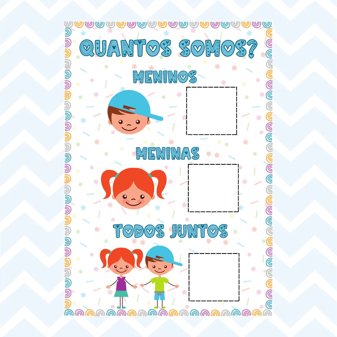 Painel de Contagem - Quantos Somos | Educação Infantil | PDF