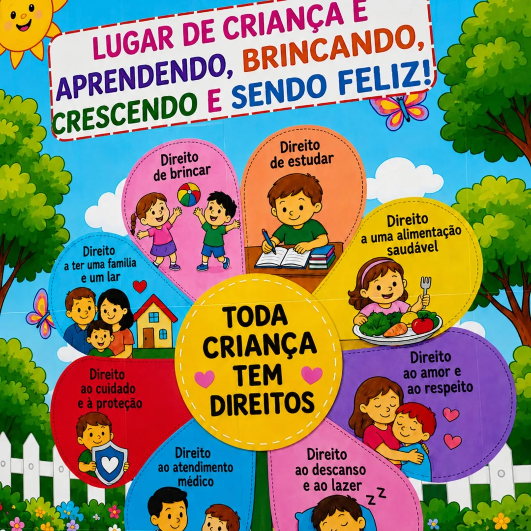 PAINEL+ RECURSO INTERATIVO \ TODA CRIANÇA TEM DIREITOS!