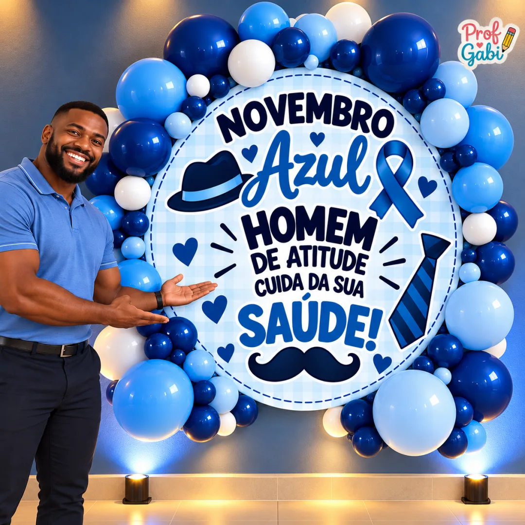 Painel Redondo – Novembro Azul em PDF