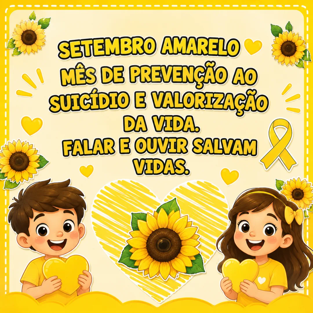 Painel Setembro Amarelo – Valorização da Vida