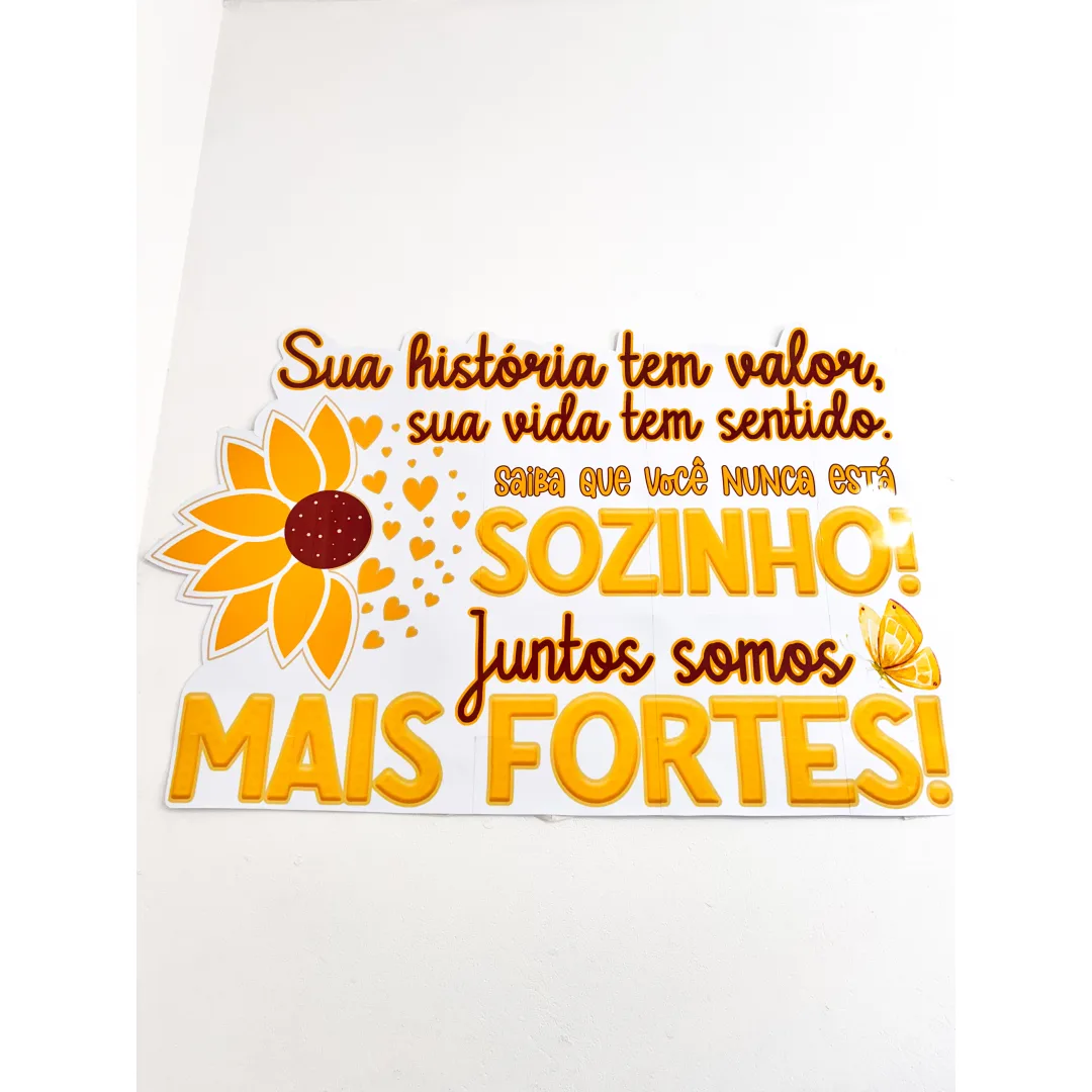 Painel Setembro Amarelo — Valorize a Vida