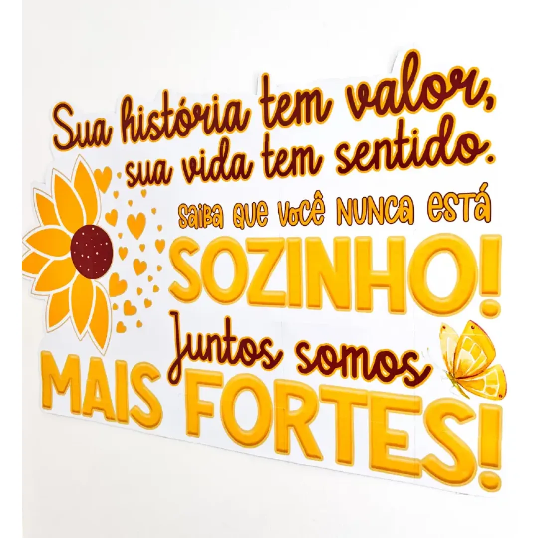 Painel Sua História Tem Valor - Setembro Amarelo