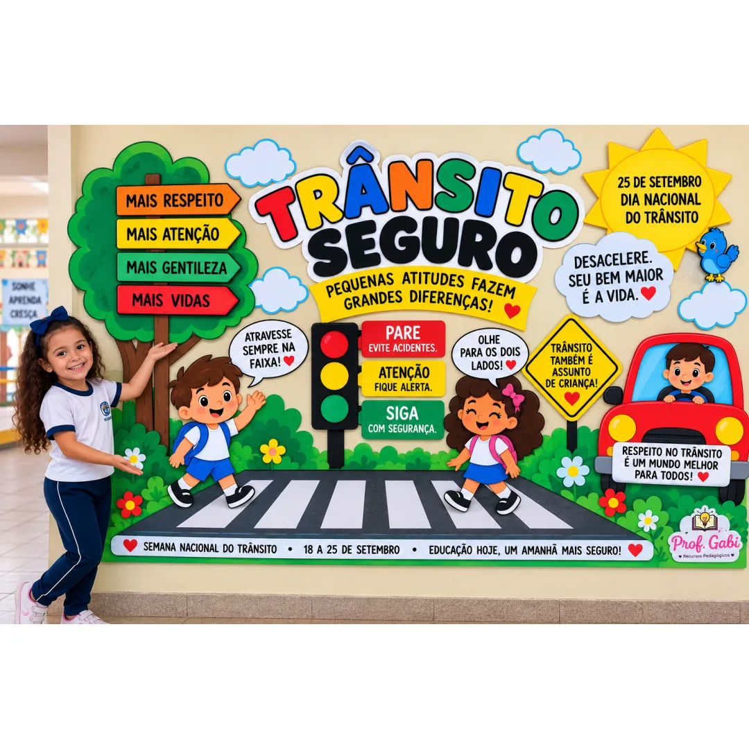 Painel Trânsito – Pequenas Atitudes fazem grandes diferenças! - em PDF