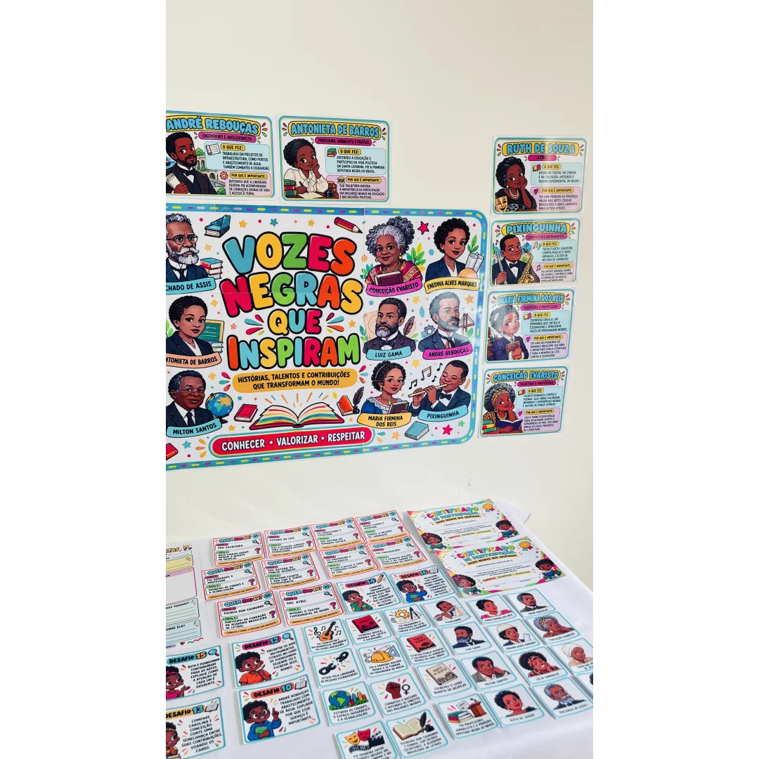 Painel Vozes Negras Que Inspiram em PDF 1º ano ao 5 anos”.