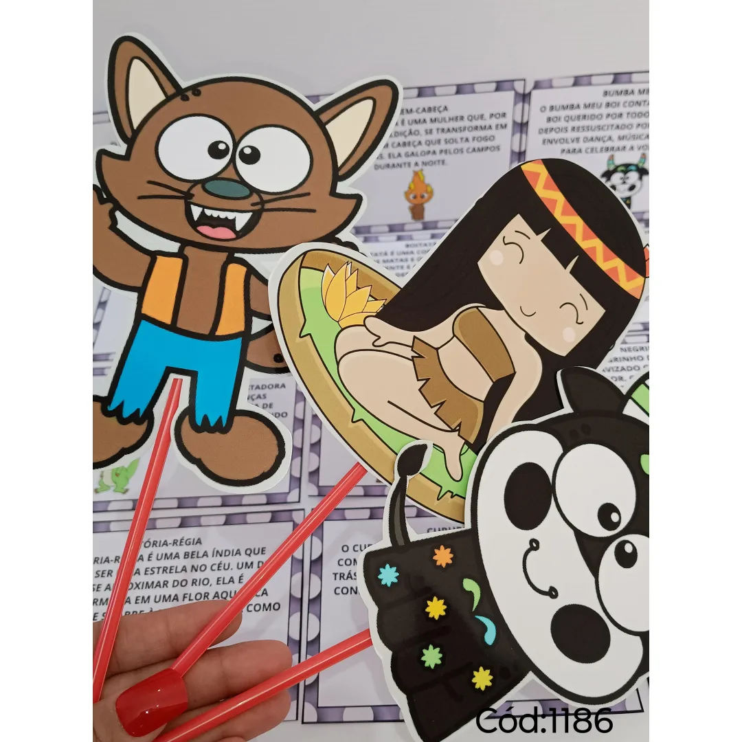 Palitoches do Folclore - PDF para Impressão