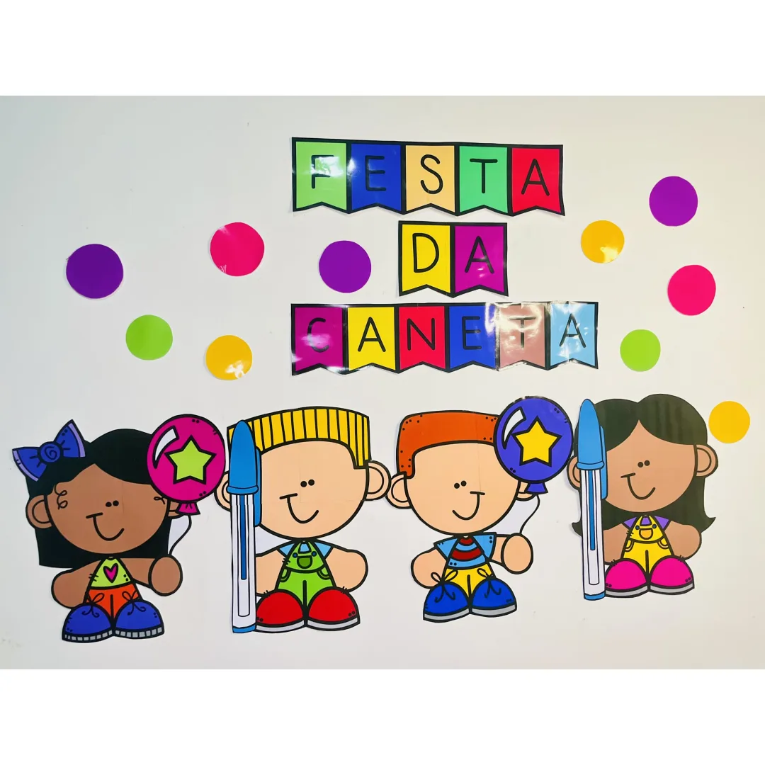PANEL / DECORAÇÃO + LEMBRANCINHA: FESTA DA CANETA