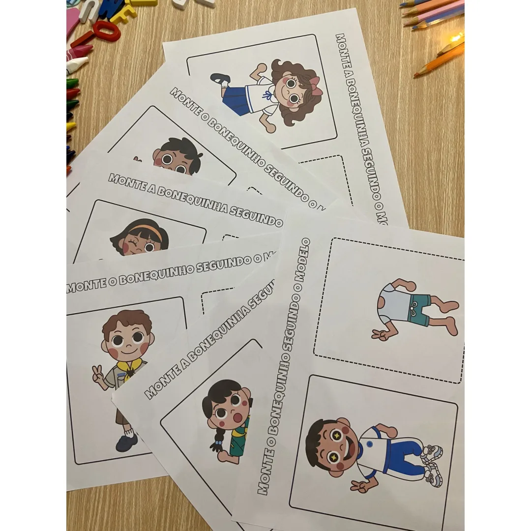 PAPER DOLL: MONTANDO BONEQUINHOS / MONTANDO BONEQUINHAS