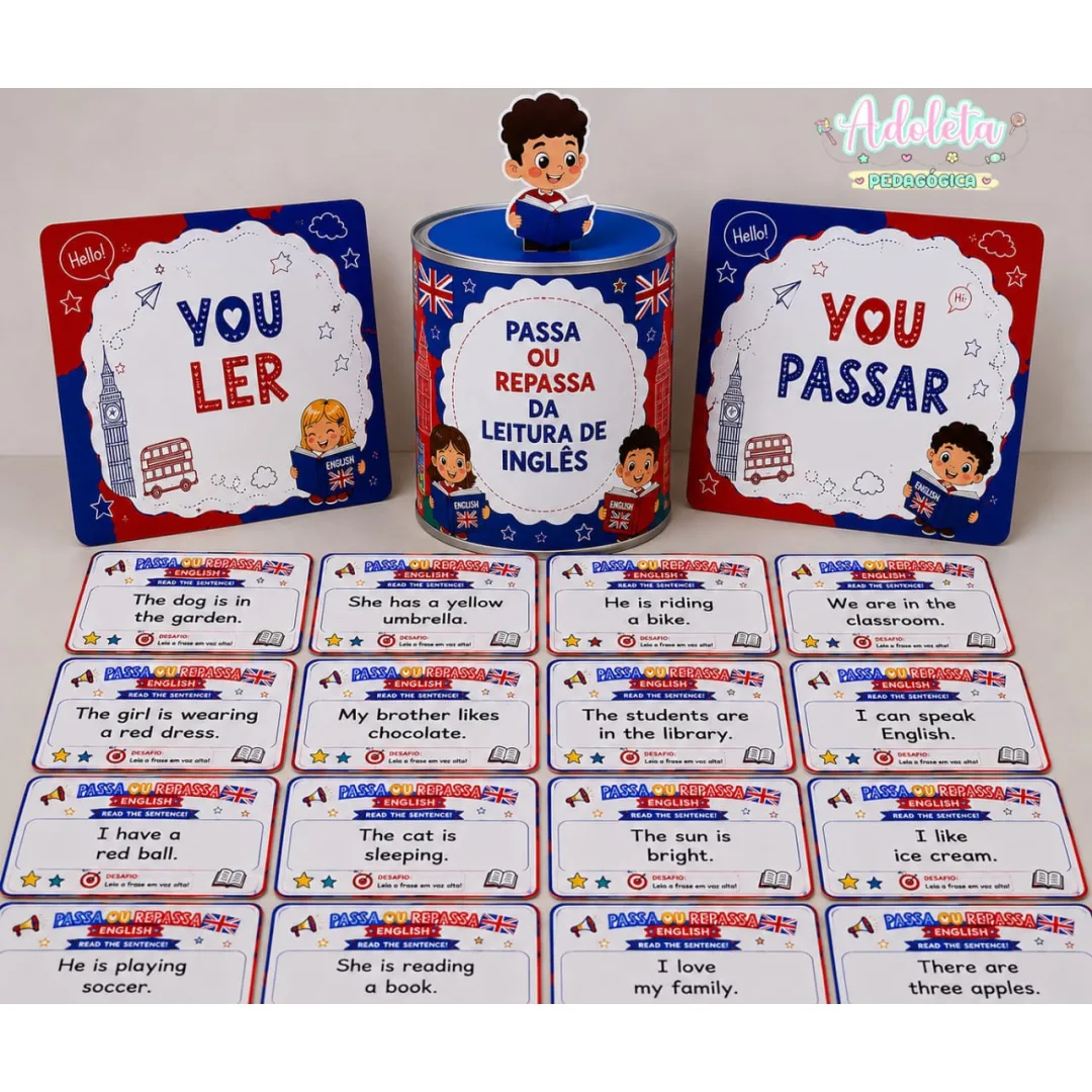 Passa ou Repassa da Leitura de Inglês