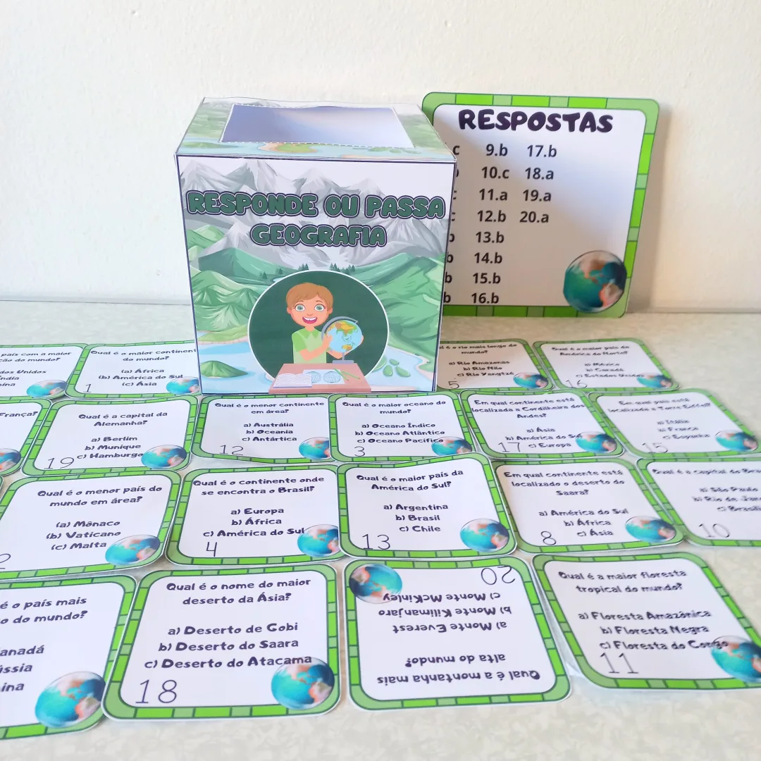 PASSA OU RESPONDE - GEOGRAFIA  🌎🏔⛰️
