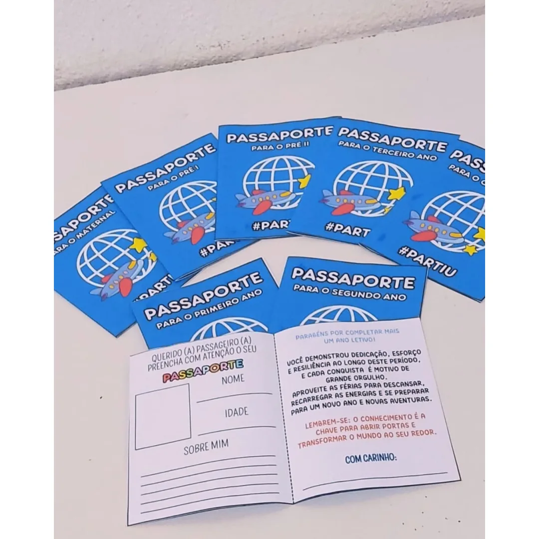 PASSAPORTE PARA O PRÓXIMO ANO LETIVO