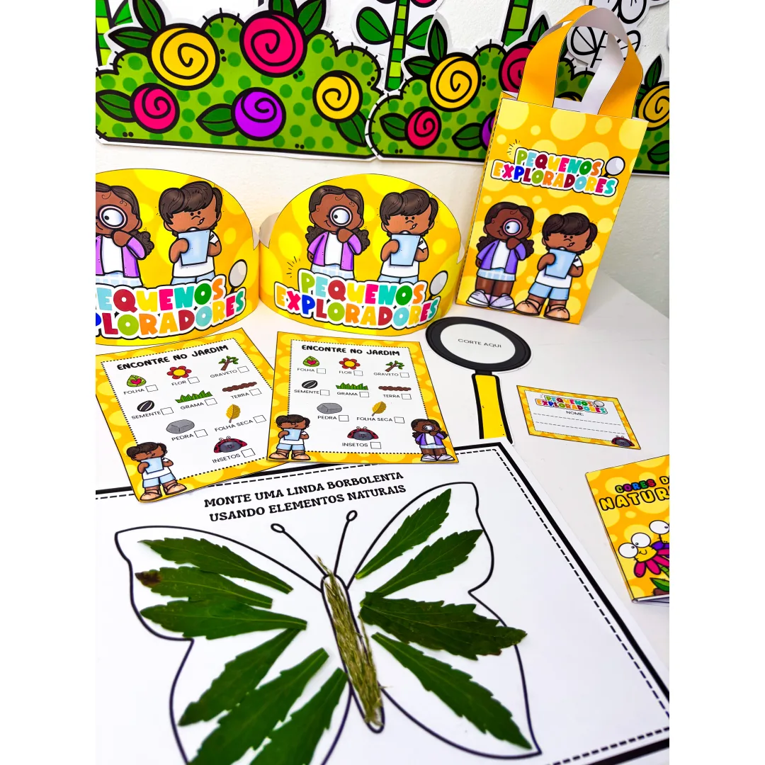 Pequenos Exploradores – Kit de Exploração da Natureza