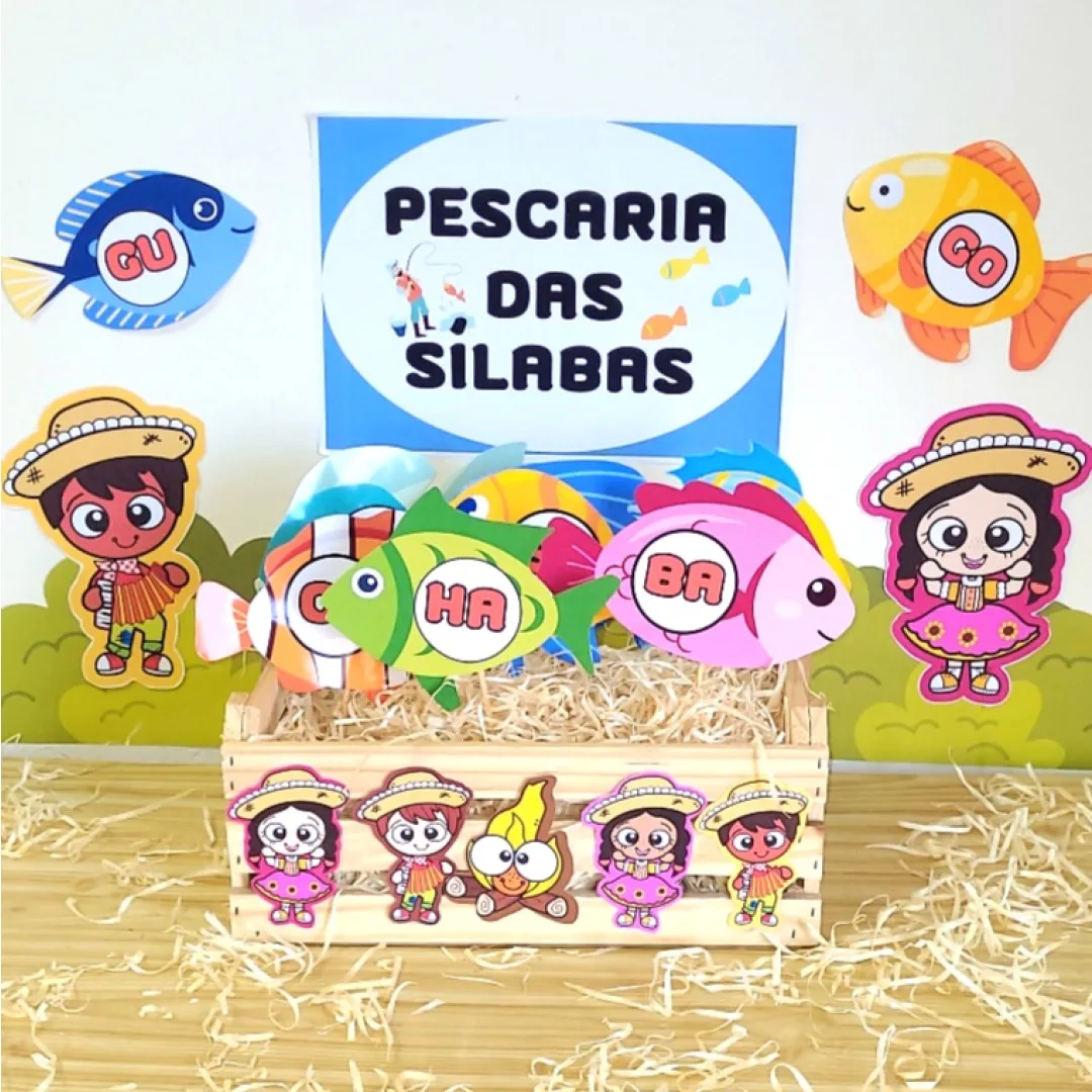 🎣 PESCARIA DAS SÍLABAS