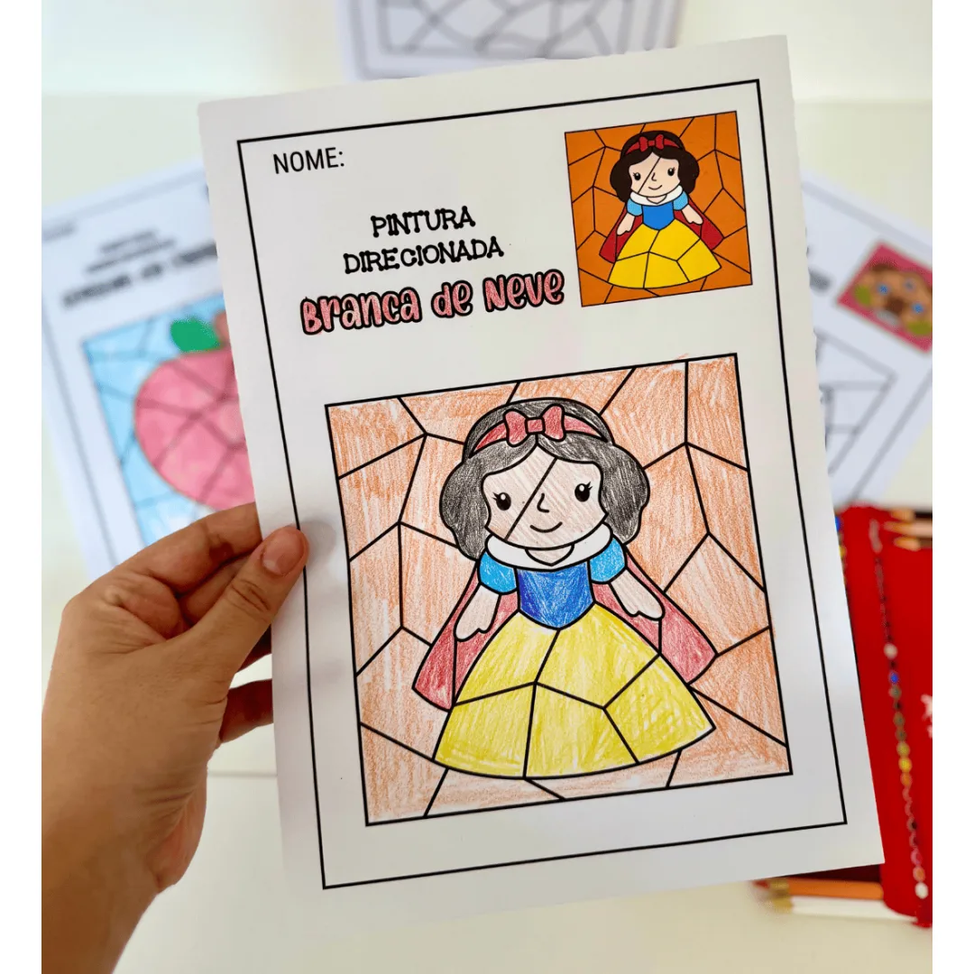 Pintura Direcionada - Branca de Neve