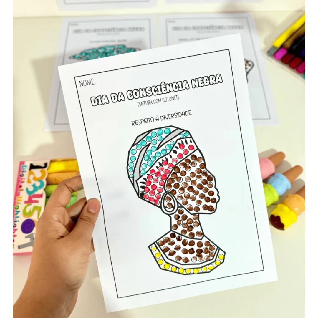 Pintura Sensorial Consciência Negra Educação Infantil PDF