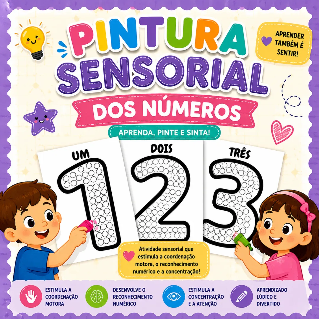 Pintura Sensorial – Números