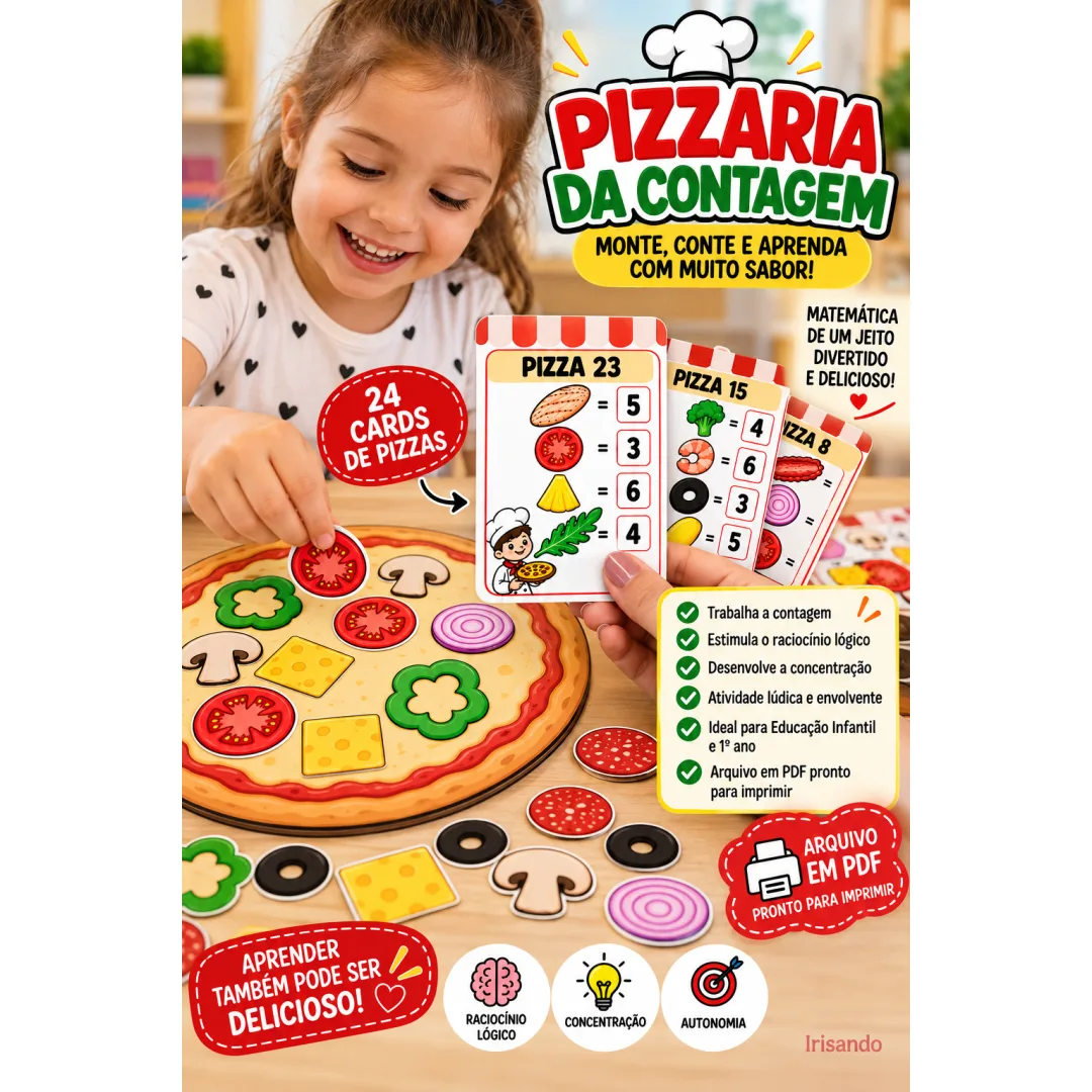 🍕 PIZZARIA DA CONTAGEM — MONTE, CONTE E APRENDA!