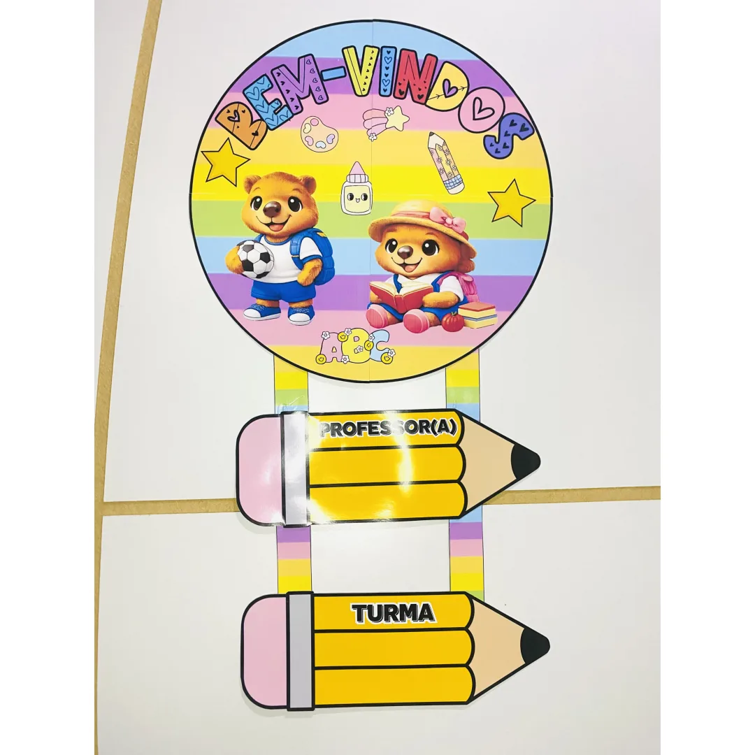 PLACA PARA PORTA BEM-VINDOS: CAPIVARA