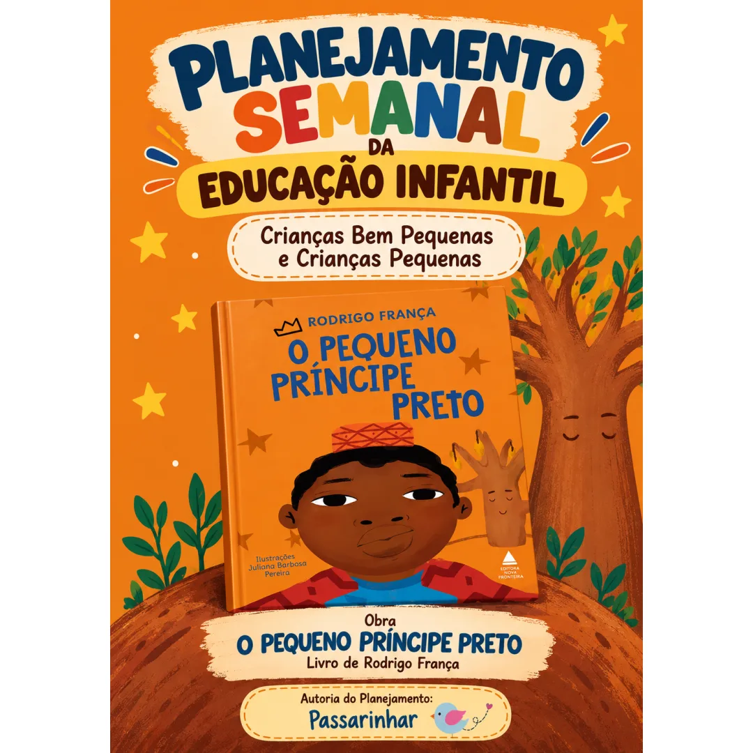 Planejamento Semanal da Educação Infantil O Pequeno Príncipe Preto em PDF