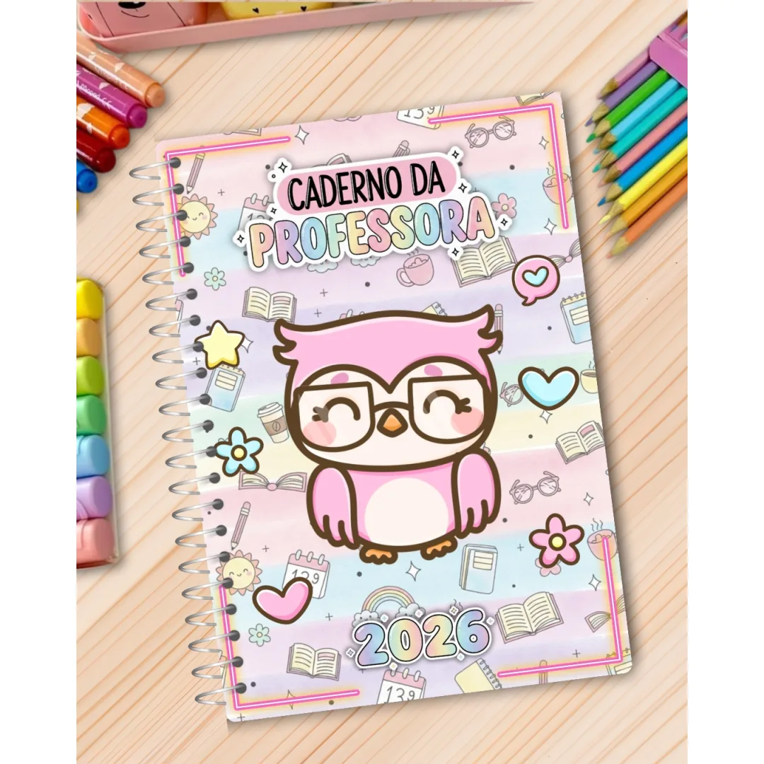 PLANNER / CADERNO DA PROFESSORA: CORUJINHA