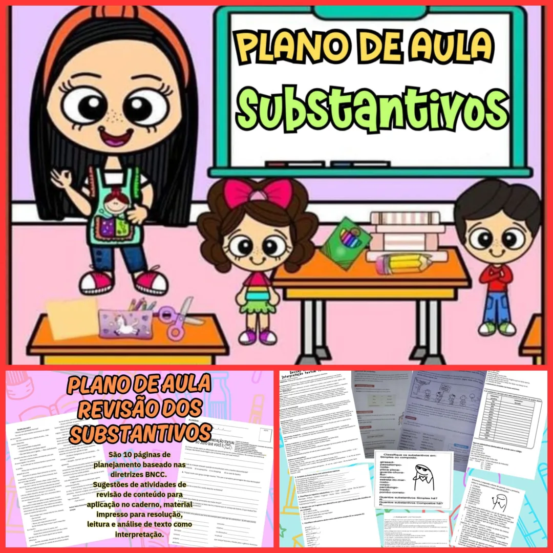 PLANO DE AULA REVISÃO SUBSTANTIVOS