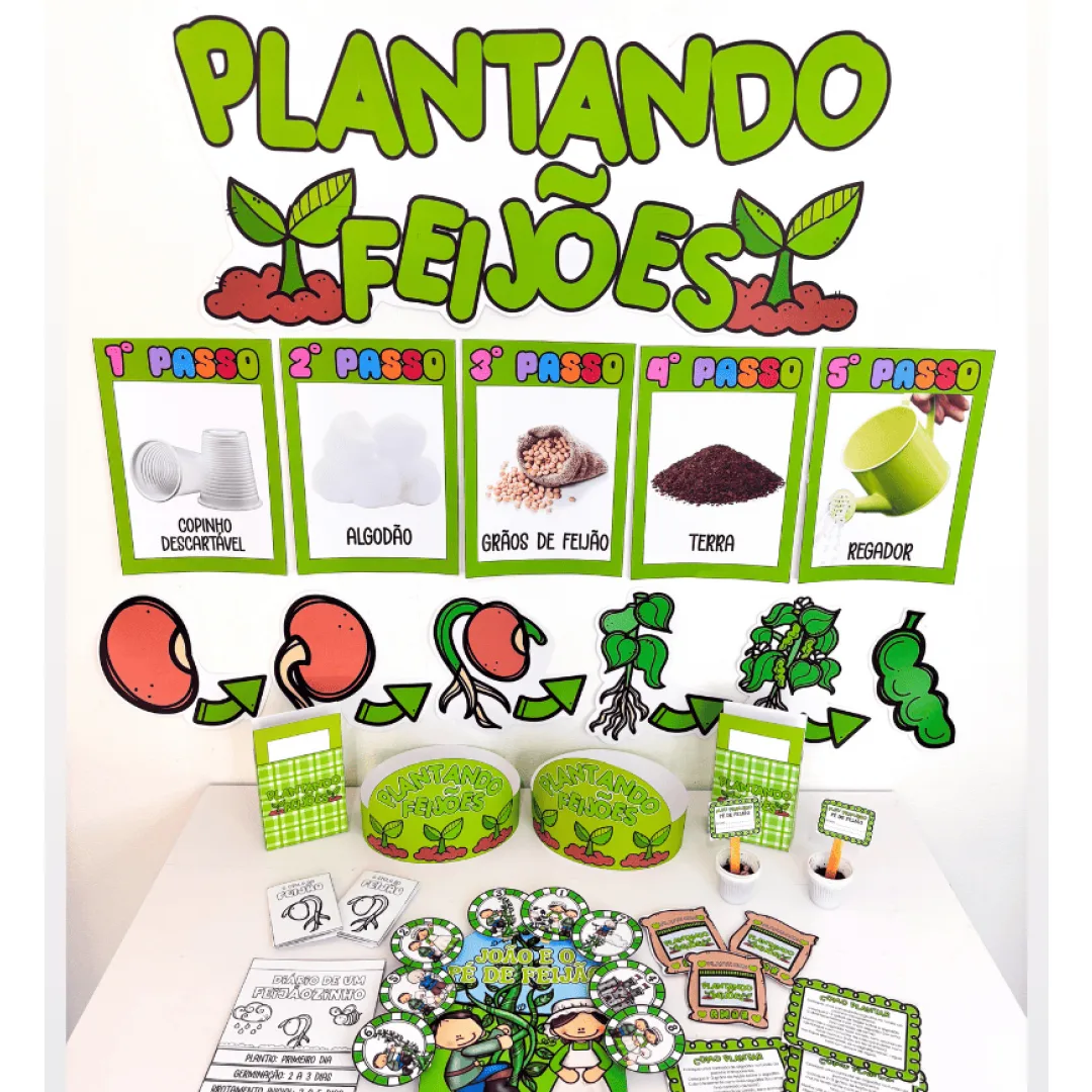 Plantando Feijões | Kit em PDF Educação Infantil