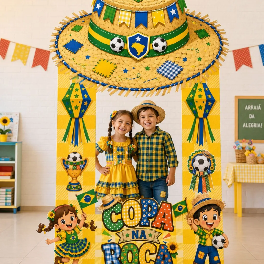 PORTAL / DECORAÇÃO: COPA JUNINA - COPA NA ROÇA