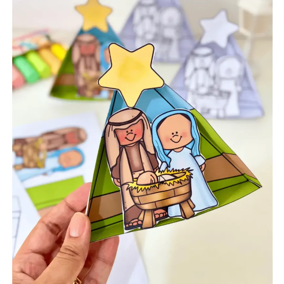 Presépio Tridimensional PDF Educação Infantil