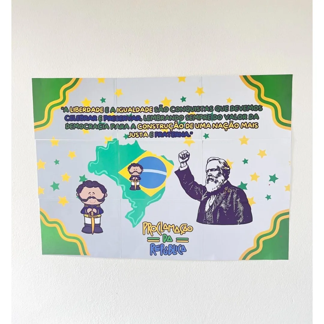 PROCLAMAÇÃO DA REPÚBLICA  / MARECHAL DEODORO - PAINEL / DECORAÇÃO