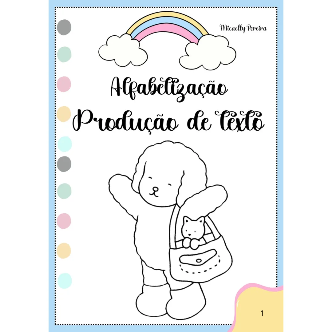 Produção de Texto Bobbie Goods — Pronto para Imprimir